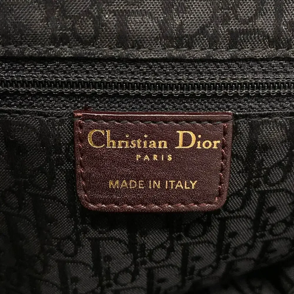 Christian Dior Jeanne Handbag Leather Suede